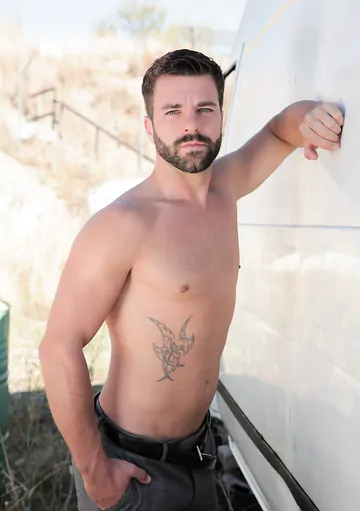 Guys sucking and fucking outdoors