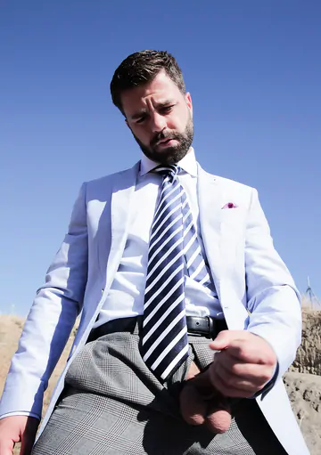 Guys sucking and fucking outdoors