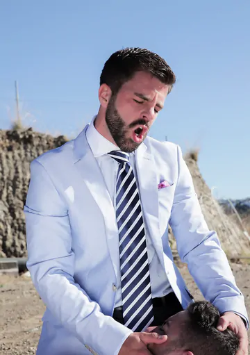 Guys sucking and fucking outdoors