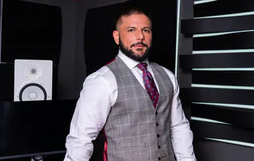 Men in suits fucking and cumming