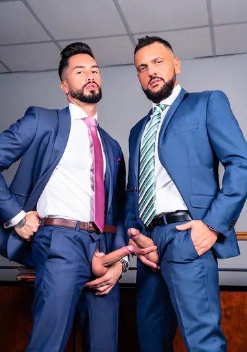 Business men taking a fuck break