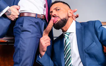 Business men taking a fuck break