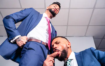 Business men taking a fuck break