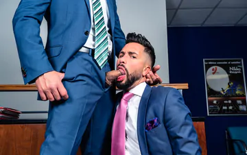 Business men taking a fuck break