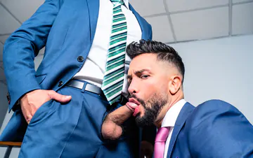 Business men taking a fuck break