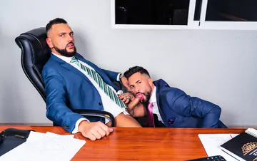 Business men taking a fuck break