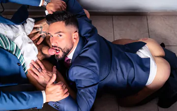 Business men taking a fuck break