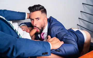 Business men taking a fuck break