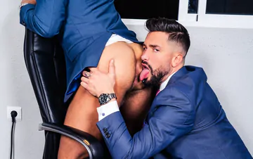 Business men taking a fuck break