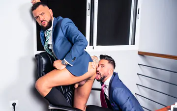 Business men taking a fuck break