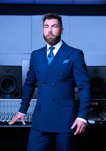 Men fucking in a music studio