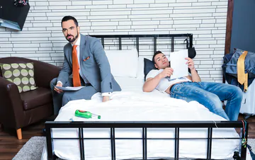 Sexy stud getting fucked