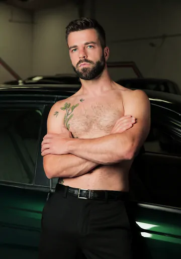 Guys in suits having sex