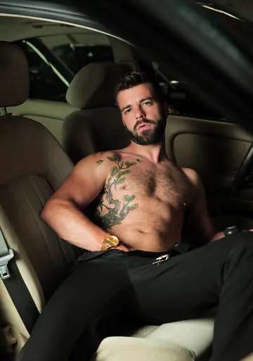 Guys in suits having sex