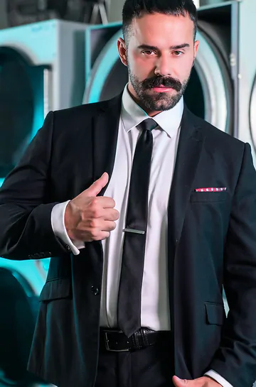 Men in a laundry fucking