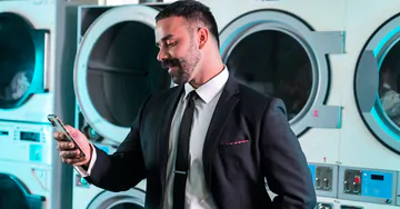 Men in a laundry fucking