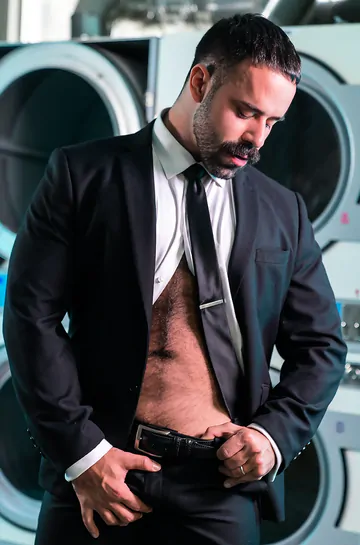 Men in a laundry fucking