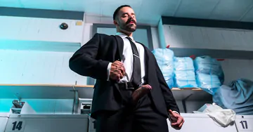 Men in a laundry fucking