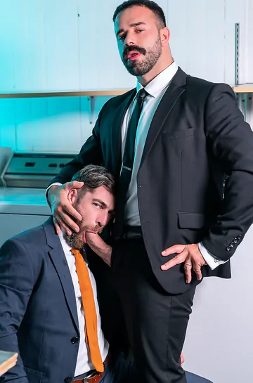 Men in a laundry fucking