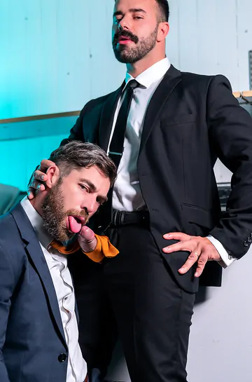 Men in a laundry fucking