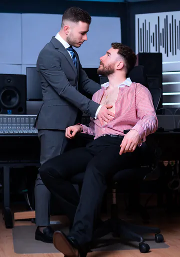 Cute guy sucking fat cock