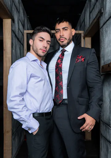 Guys fucking in a sex dungeon