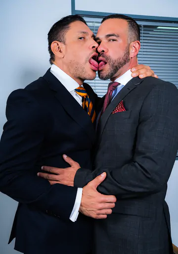 Business men sucking and fucking