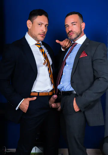 Business men sucking and fucking