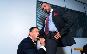 Business men sucking and fucking