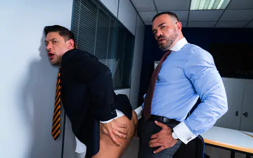 Business men sucking and fucking