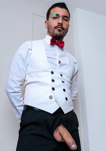 Guys in a hotel room having sex