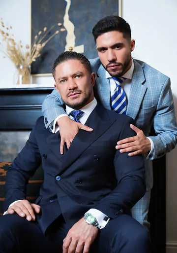 Guys in suits fucks each other