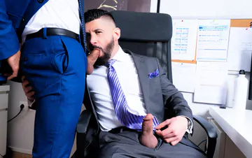 Office gays fucking each other
