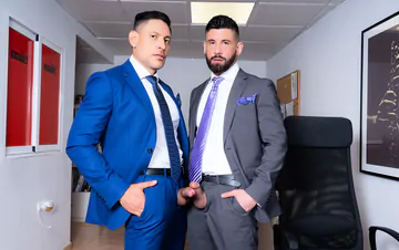 Office gays fucking each other