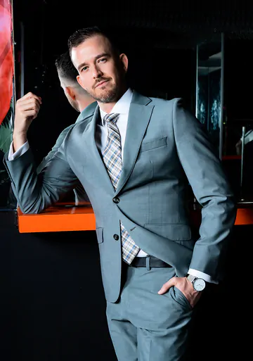 Men in a bar having sex