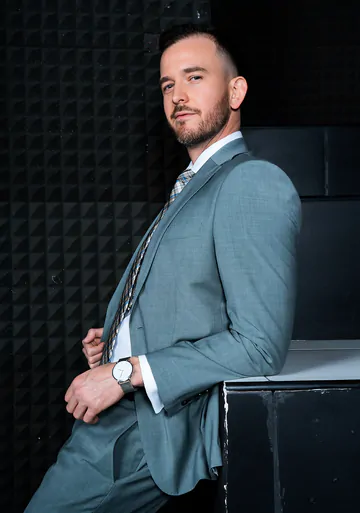 Men in a bar having sex