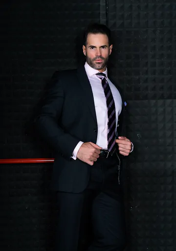 Men in a bar having sex