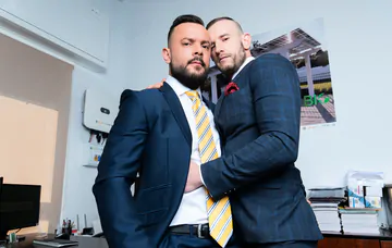 Man getting huge cock in the ass