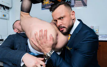 Man getting huge cock in the ass