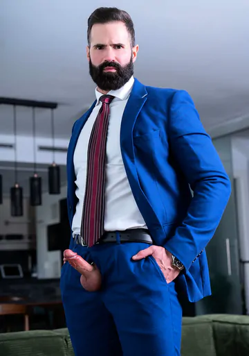 Big man gets fucked in the ass