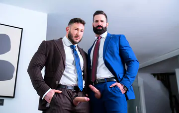 Big man gets fucked in the ass