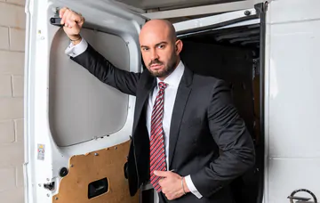 Men in a van fucking