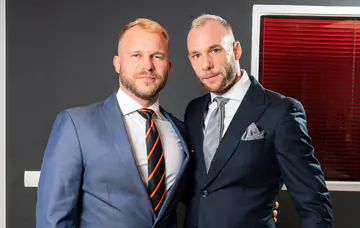 Business men fucking in the bathroom