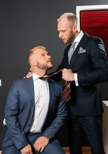 Business men fucking in the bathroom