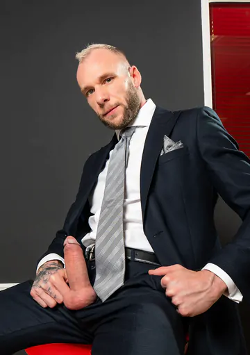 Business men fucking in the bathroom