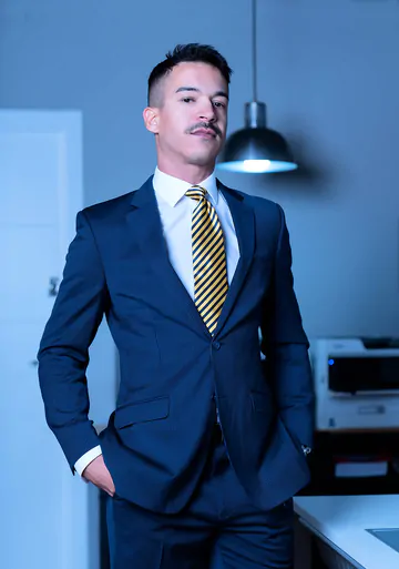 Business men fucking in the office