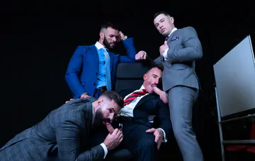 Foursome porn with Ruslan Angelo