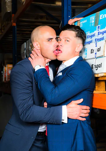 Bald man fucking Ruslan Angelo