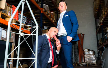 Bald man fucking Ruslan Angelo