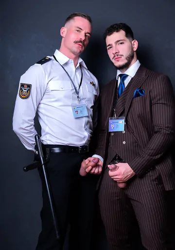 Security guard gets fucked in the ass